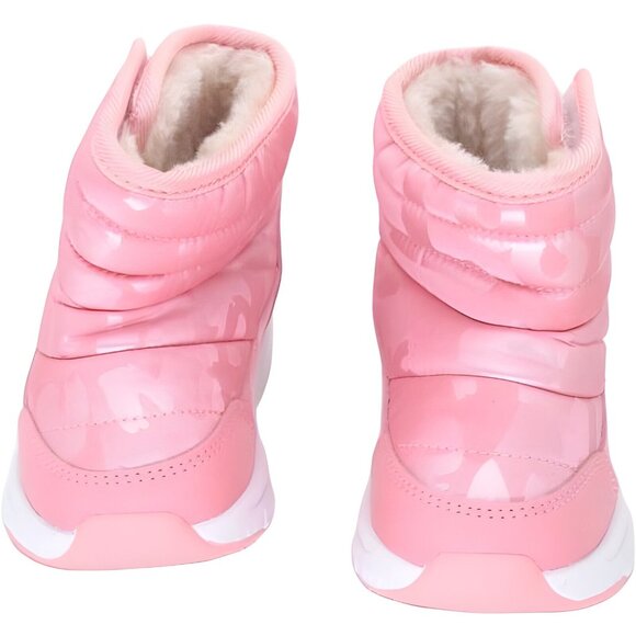 HOBIBEAR Toddler Girls Snow Boots Slip on Waterproof Warm Size 4 Toddler - Picture 4 of 5